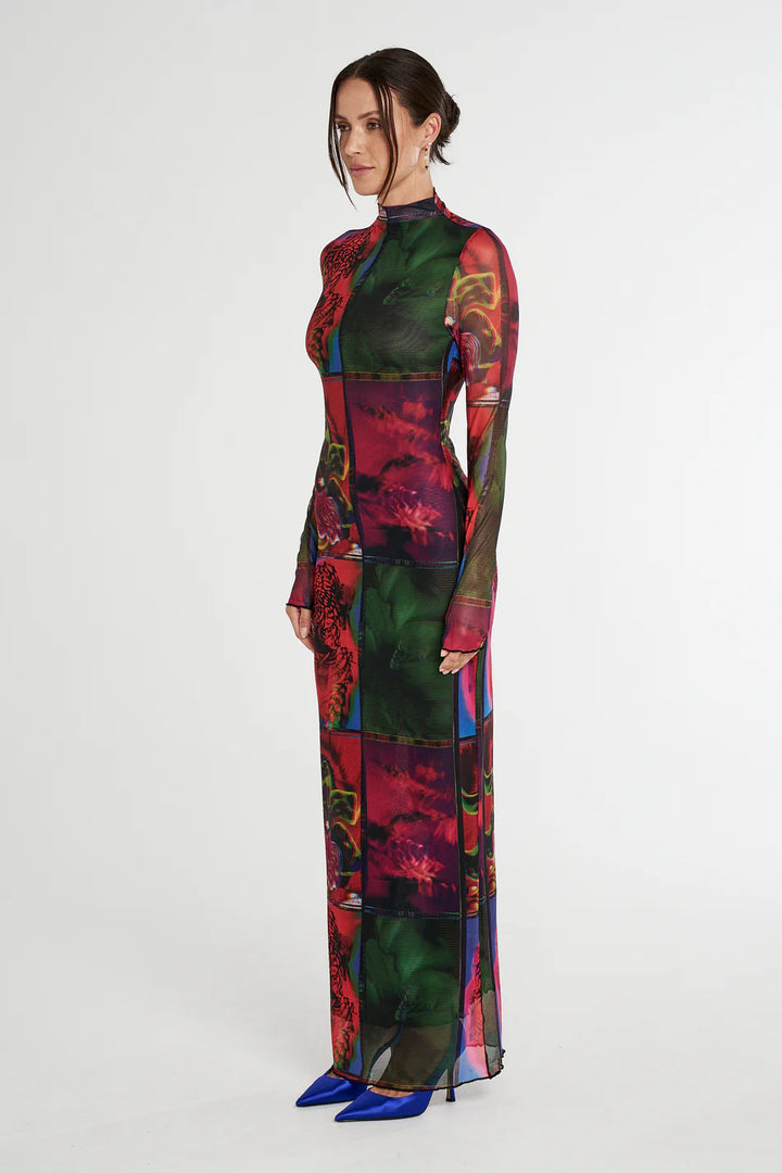Summi LS Maxi Dress - Untamed