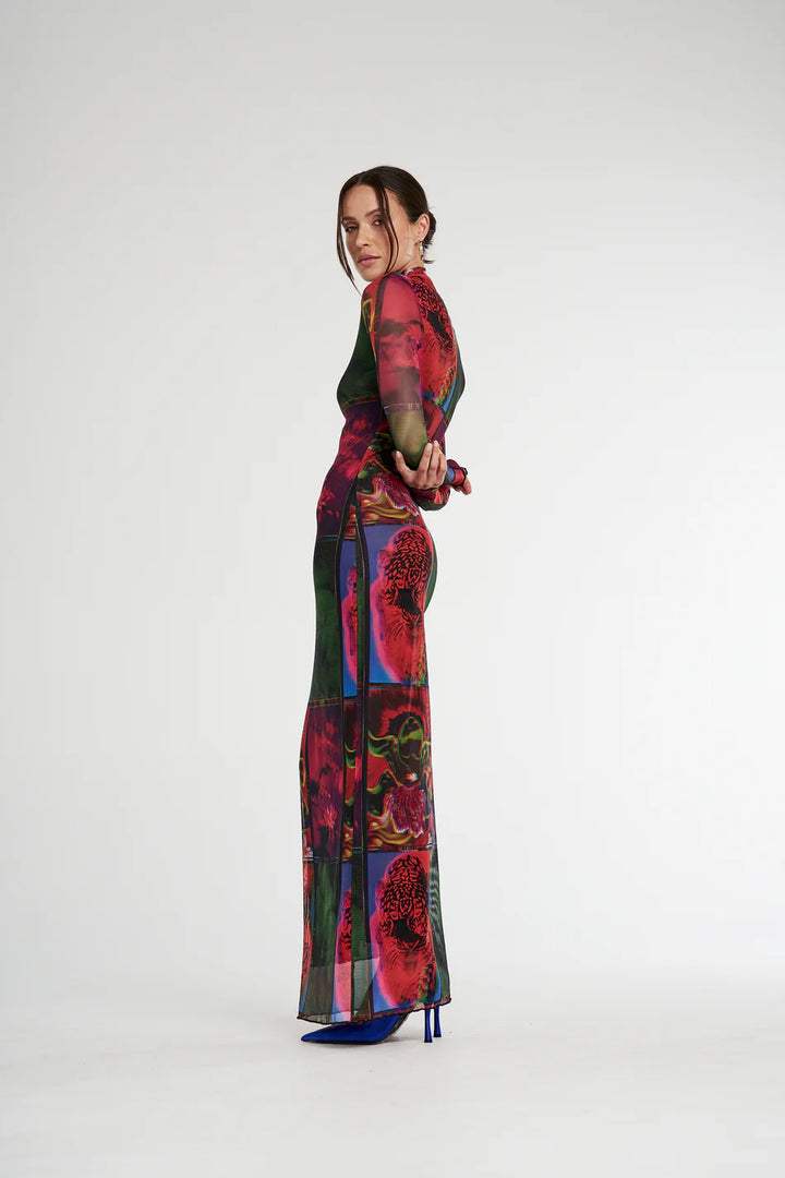 Summi LS Maxi Dress - Untamed