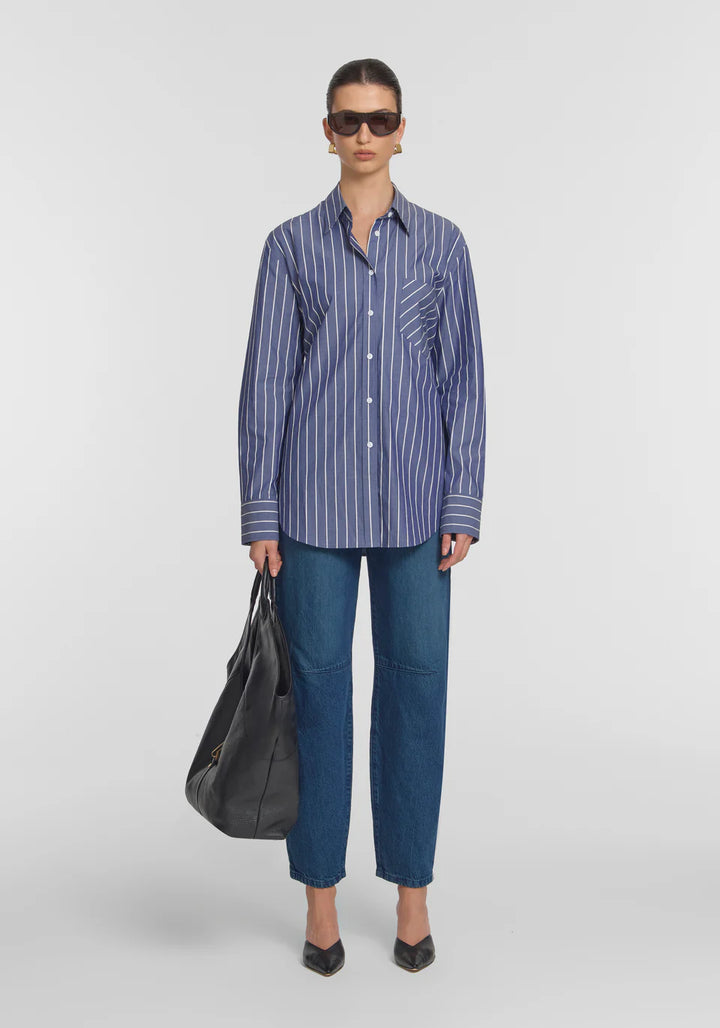 Blessing Shirt - Stahl Stripe