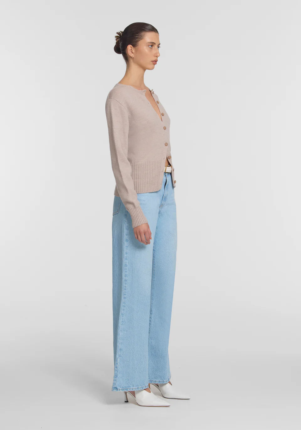 Wisdom Cardigan - Plaster Marle