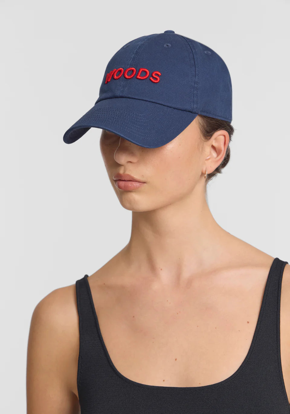 Woods Cap - Navy/Red