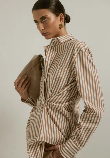 Convent Shirt - Cameo Stripe