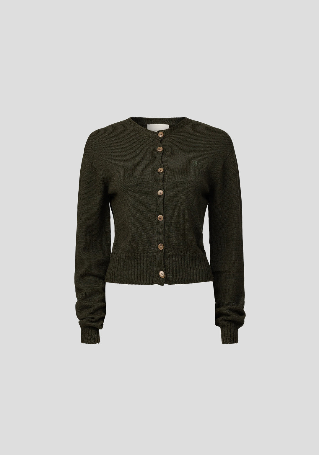 Ego Cardigan - Dark Olive Marle