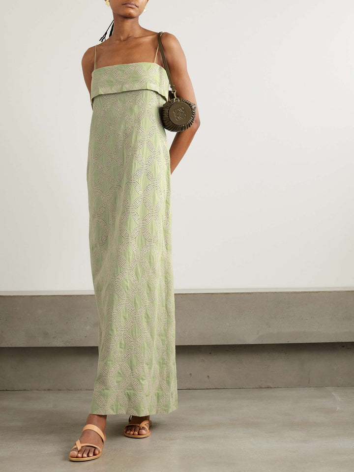 Bea Maxi Dress - Sage/Sand