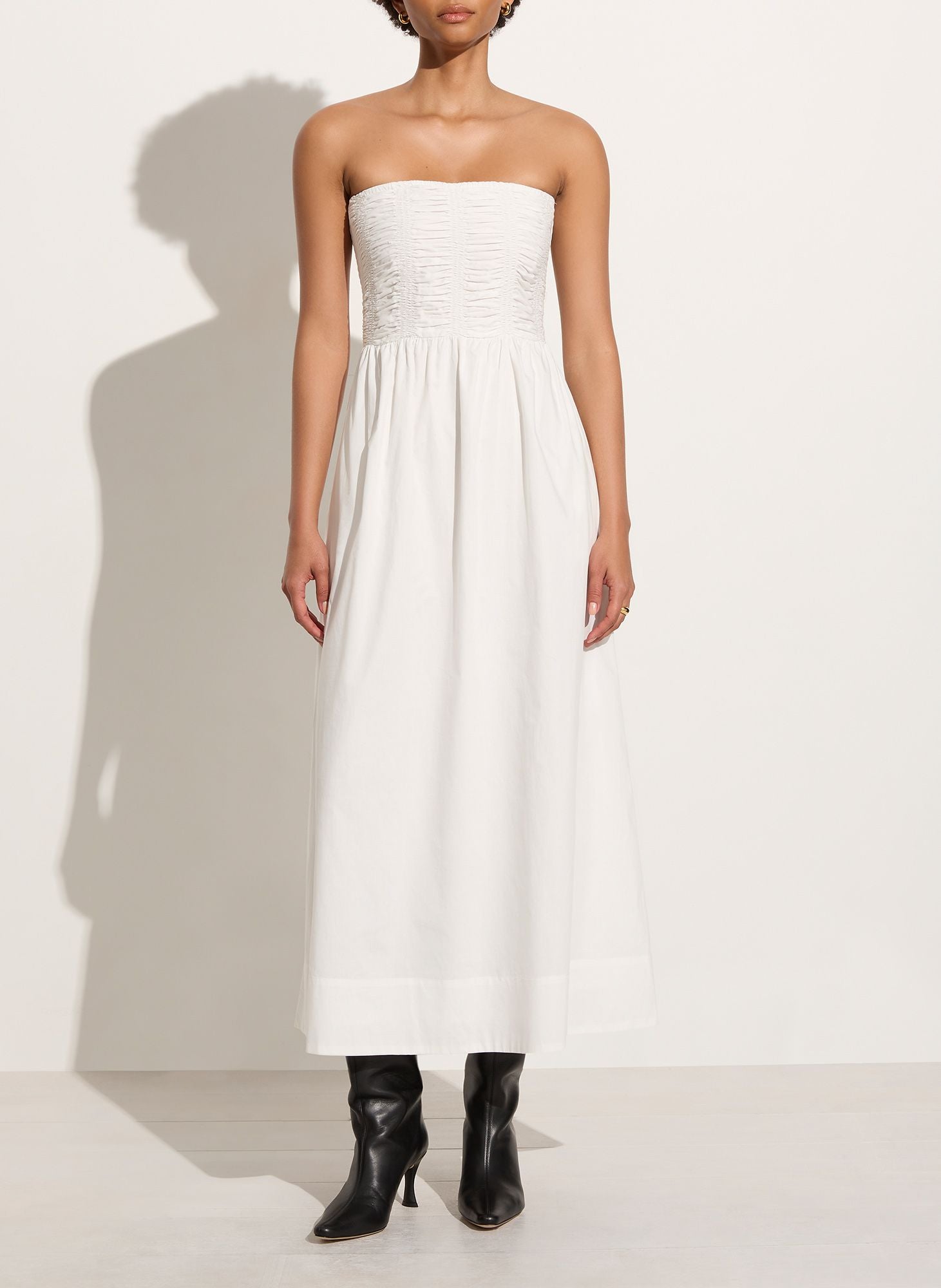 Dominquez Midi Dress - White