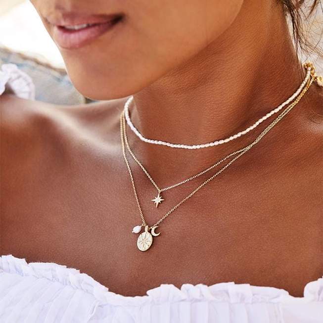Gold Moonlight Choker