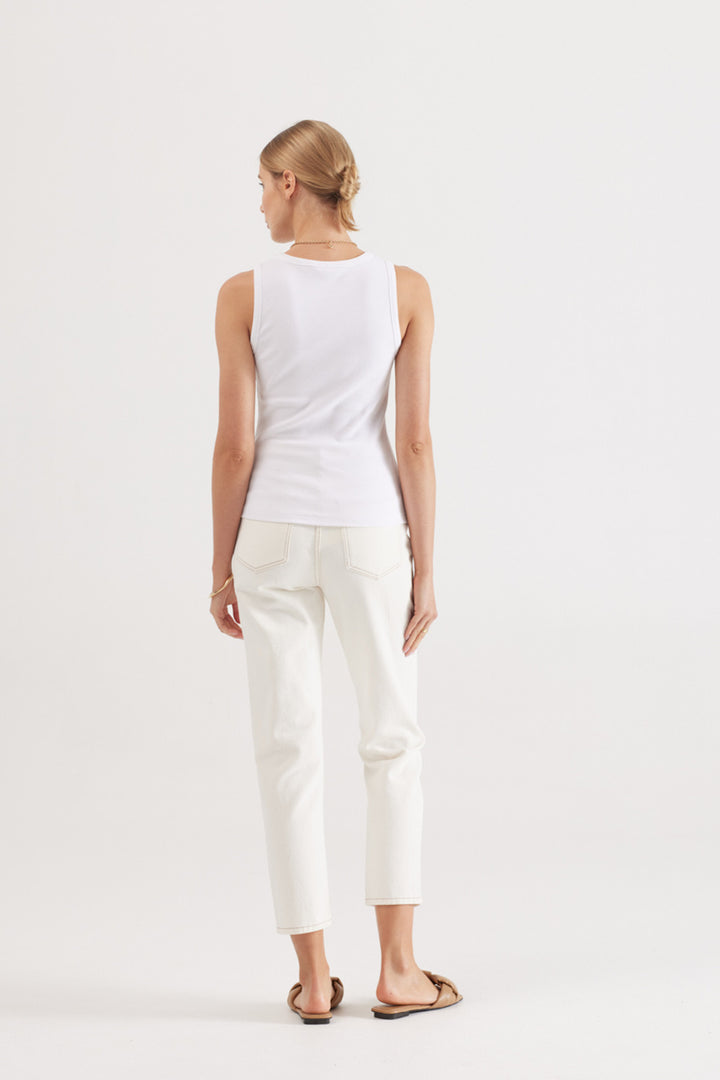 Nola Tank - White