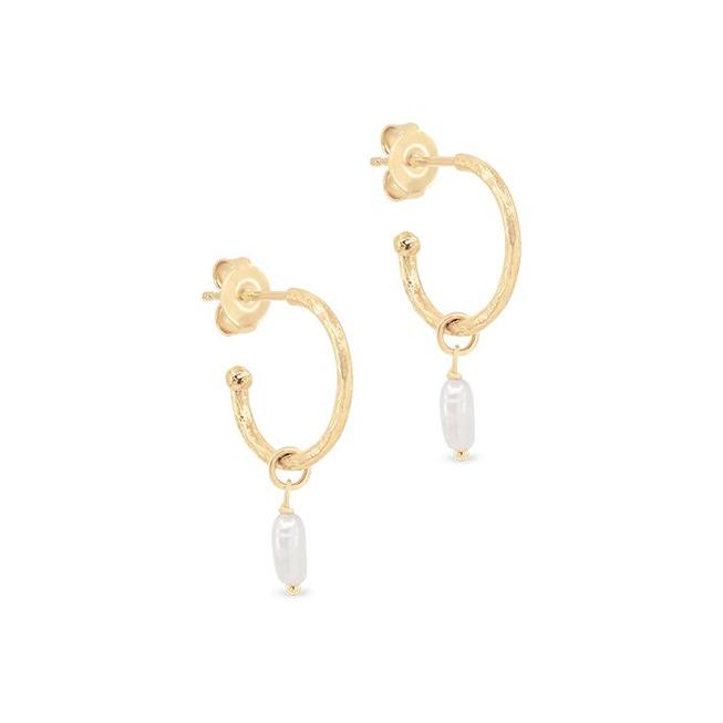 Eternal Peace Hoops - Gold + Silver