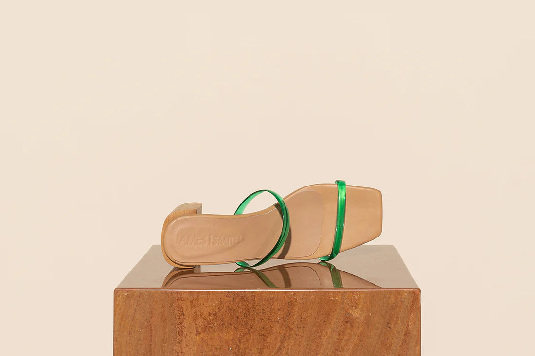 Jaggar online perspex sandal