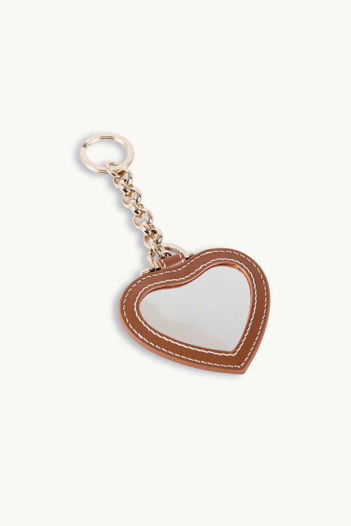 Lux Mirror Keychain- Mocha