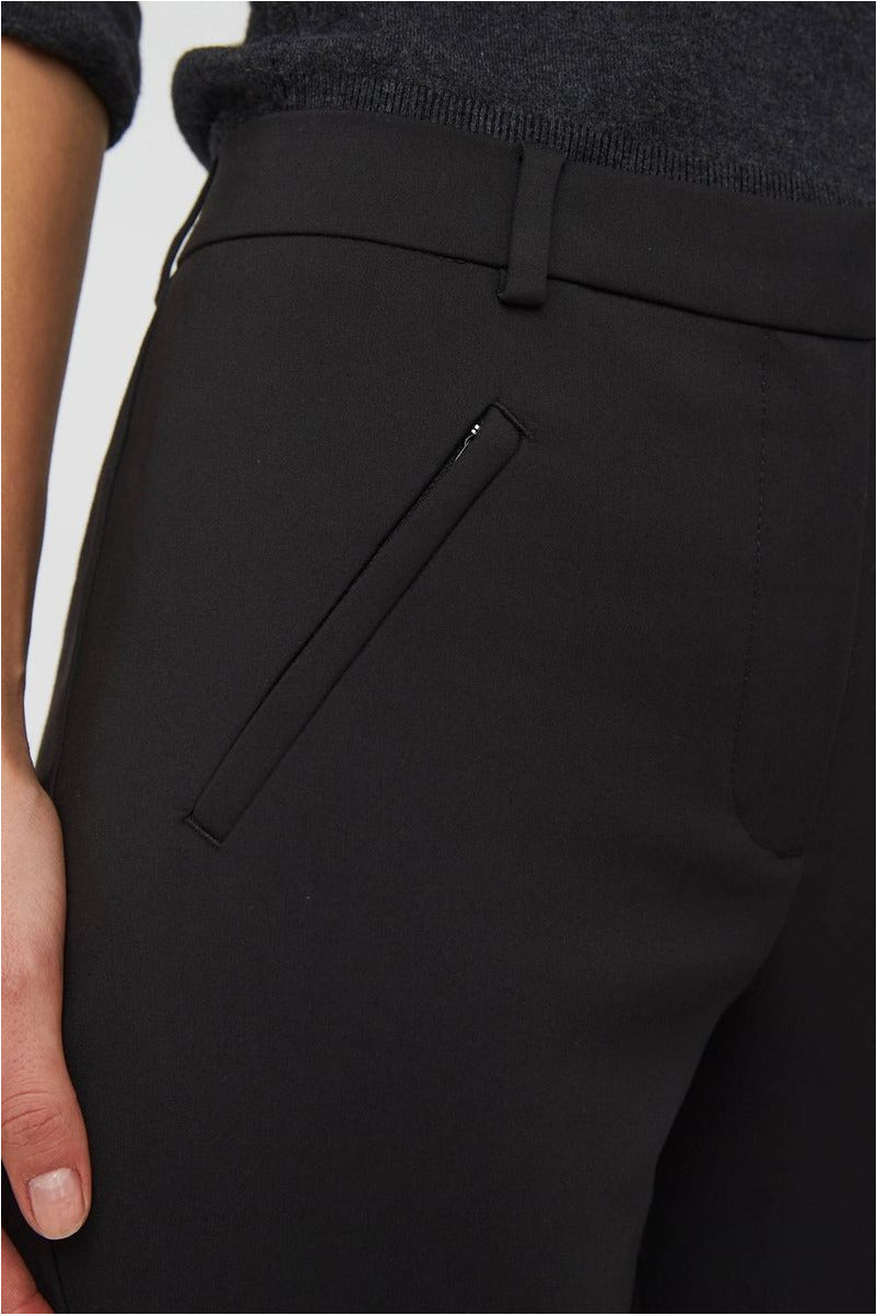 Angelie Zip Pant 238 - Black