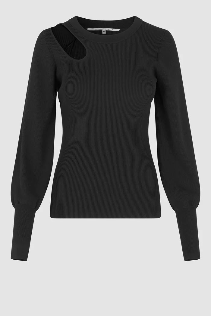 Lee O Neck Knit - Black