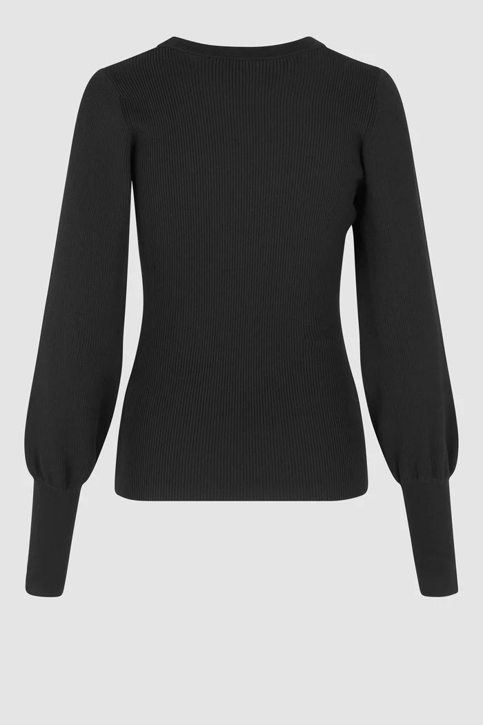 Lee O Neck Knit - Black