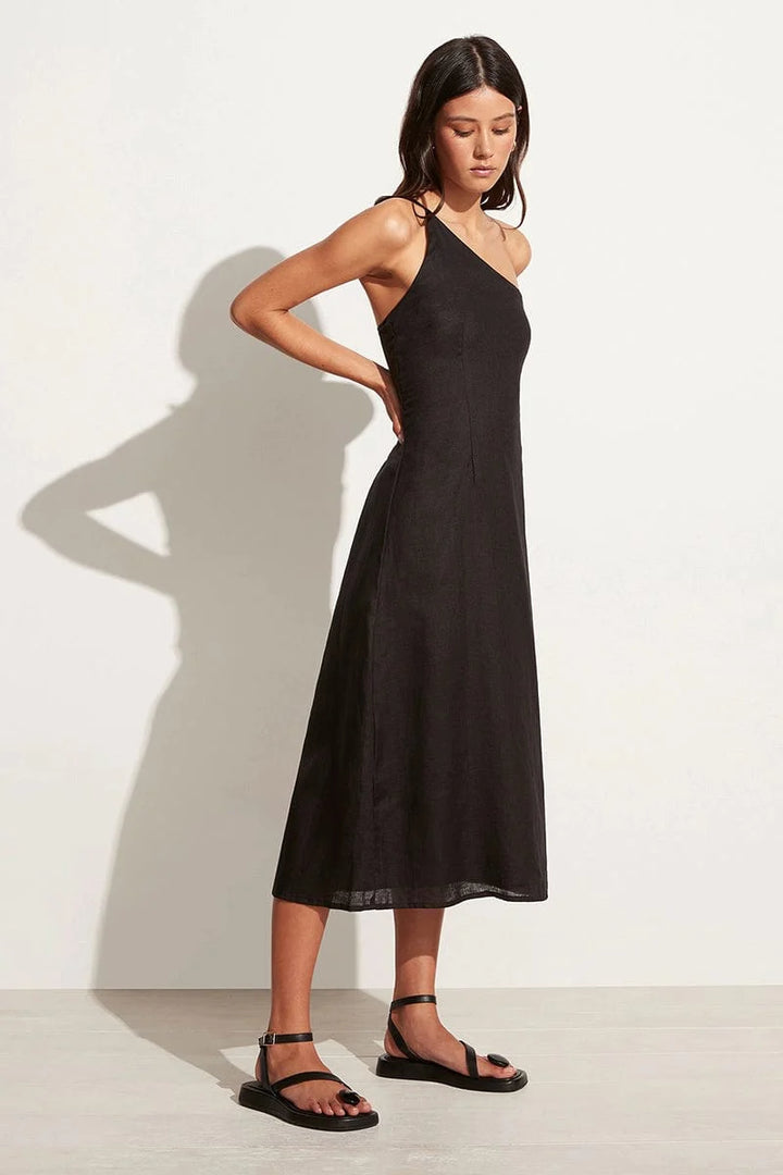Soko Midi Dress - Black