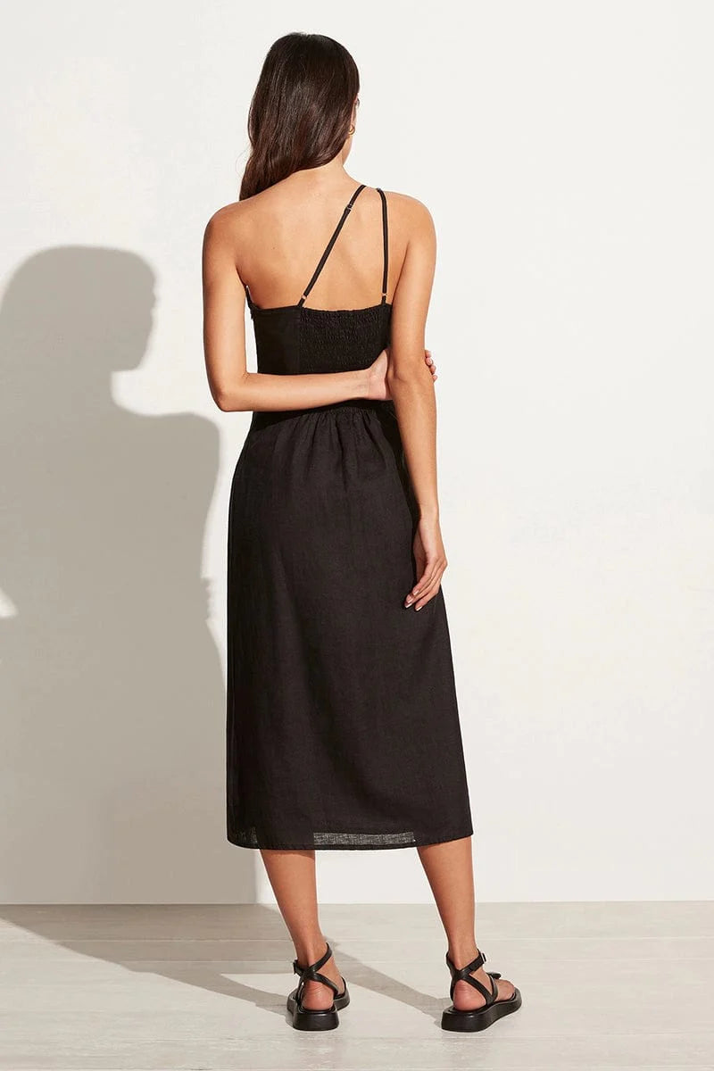 Soko Midi Dress - Black
